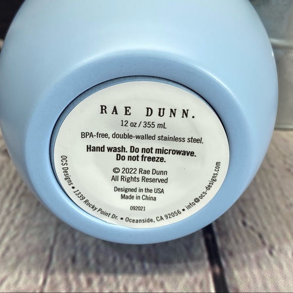 RAE DUNN BPA Free Double Walled SS Wine Glass With Lid-NEW - Picture 5 of 5